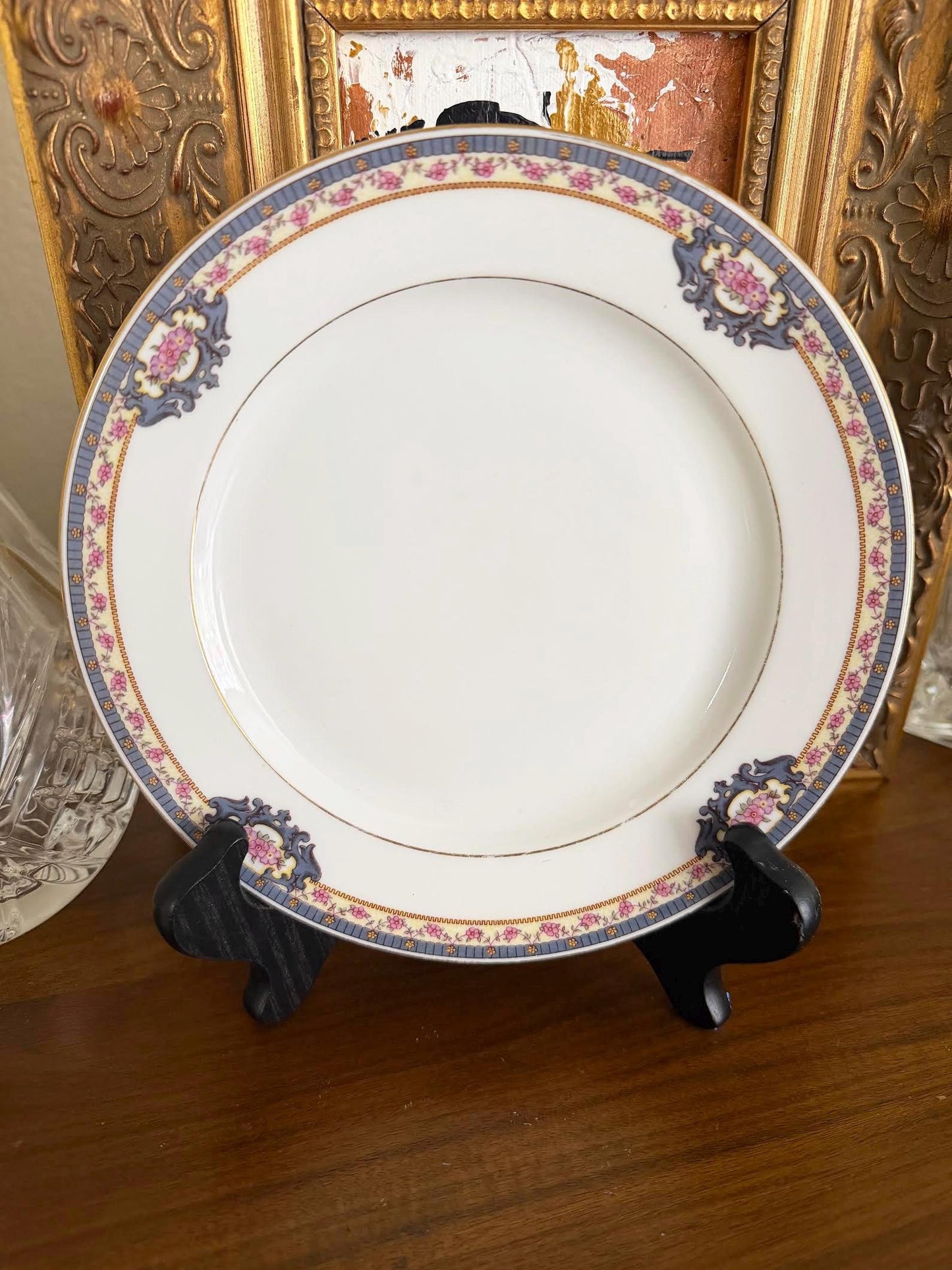 Custom Hand-Painted Dog Portrait on a Vintage Plate, Royal Bayreuth, Medium, 7-8"