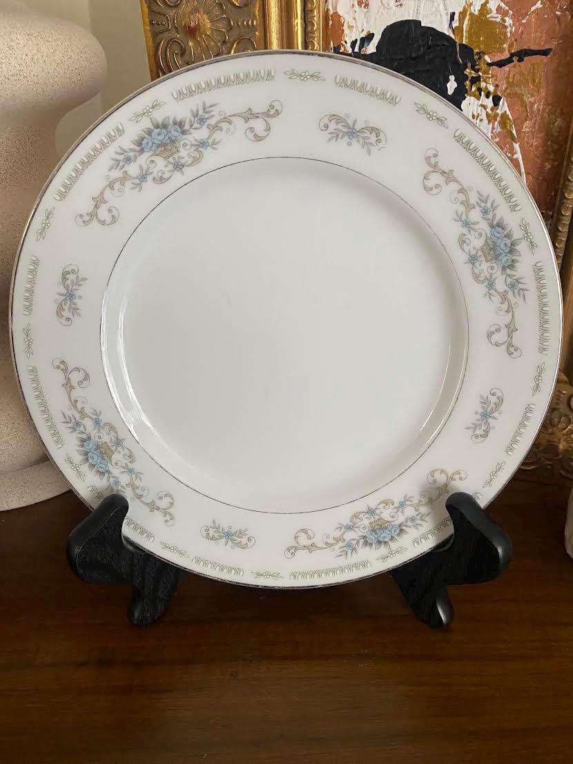 Custom Hand-Painted Dog Portrait on a Vintage Plate, Diane, small 6" med. 7.5"