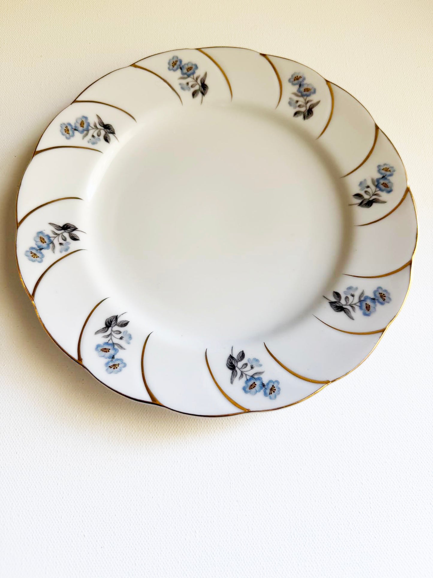 Forget Me Not plate - blank