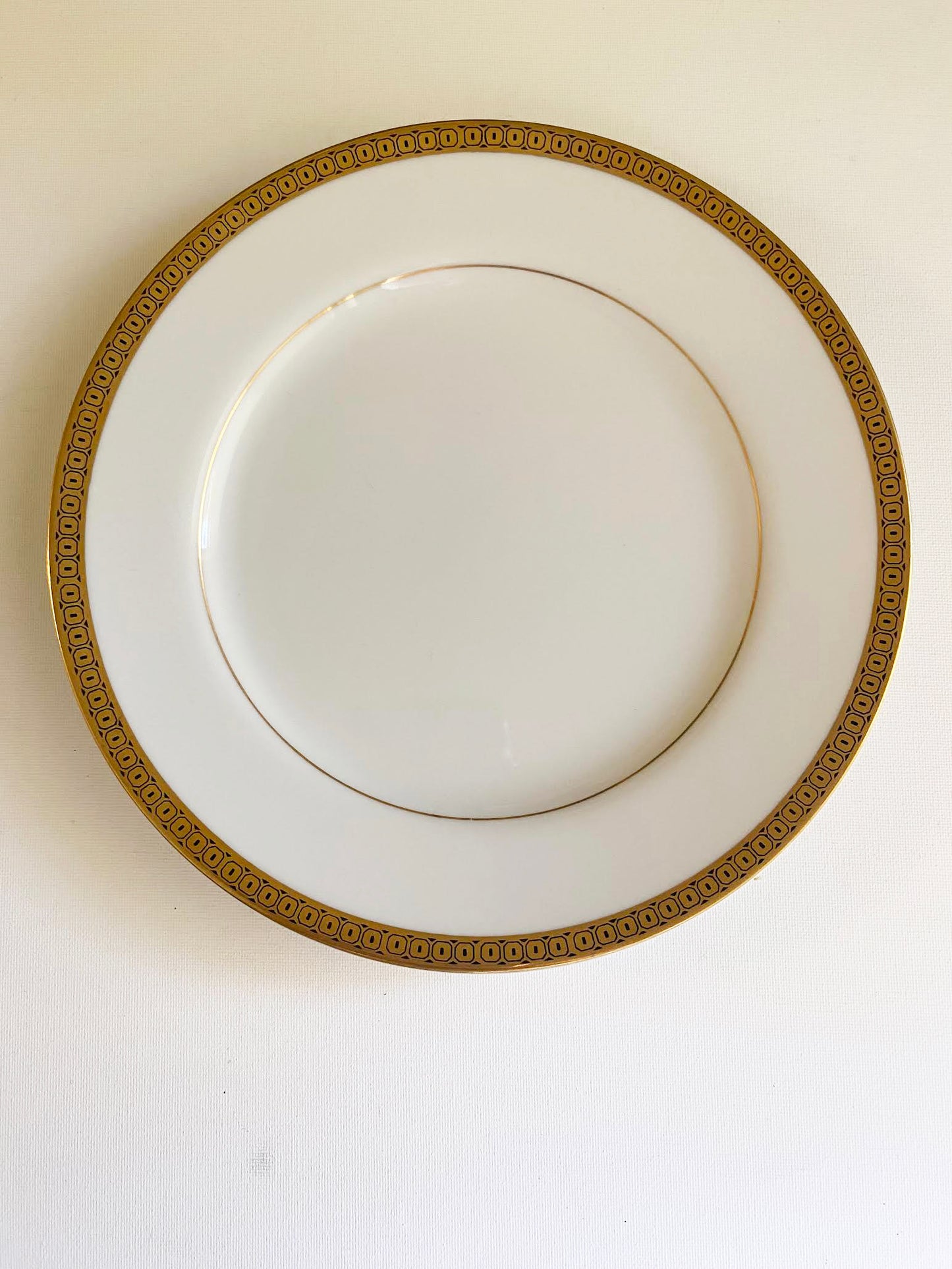 Brantley Gold Rim plate - blank